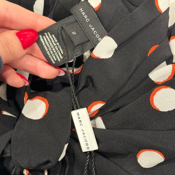 NWT Vintage Marc Jacob’s Polka Dot Top with Bow - Picture 6 of 7